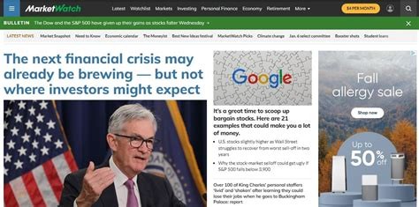 Financial News Story